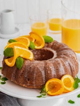 Orange Pound Cake Recipe