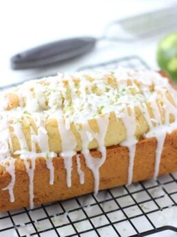 Coconut key lime bread