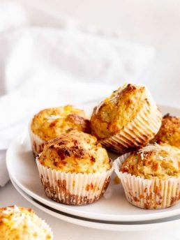 Apple Cheddar Savory Muffins