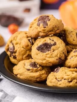 Chocolate Peanut Butter Pumpkin Cookies