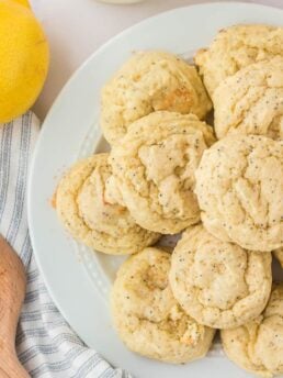 Soft and Chewy Lemon Poppy Seed Cookies