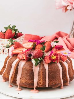 Strawberry Bundt Cake