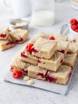 Raspberry Blondies