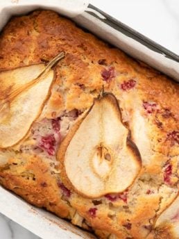 Pear and Raspberry Bread