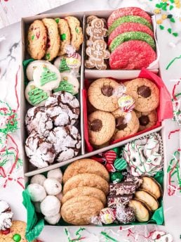 Holiday cookie box