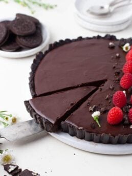 No bake chocolate tart