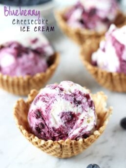 Blueberry Cheesecake Ice Cream