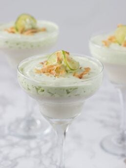 Coconut Lime Panna Cotta